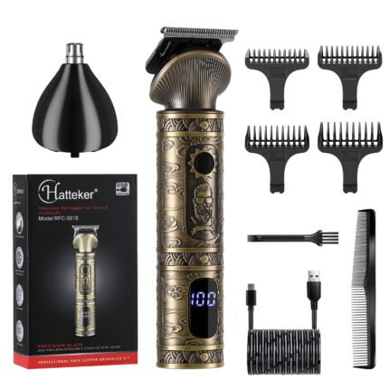 Hatteker Barbeador elétrico para homens HT561802